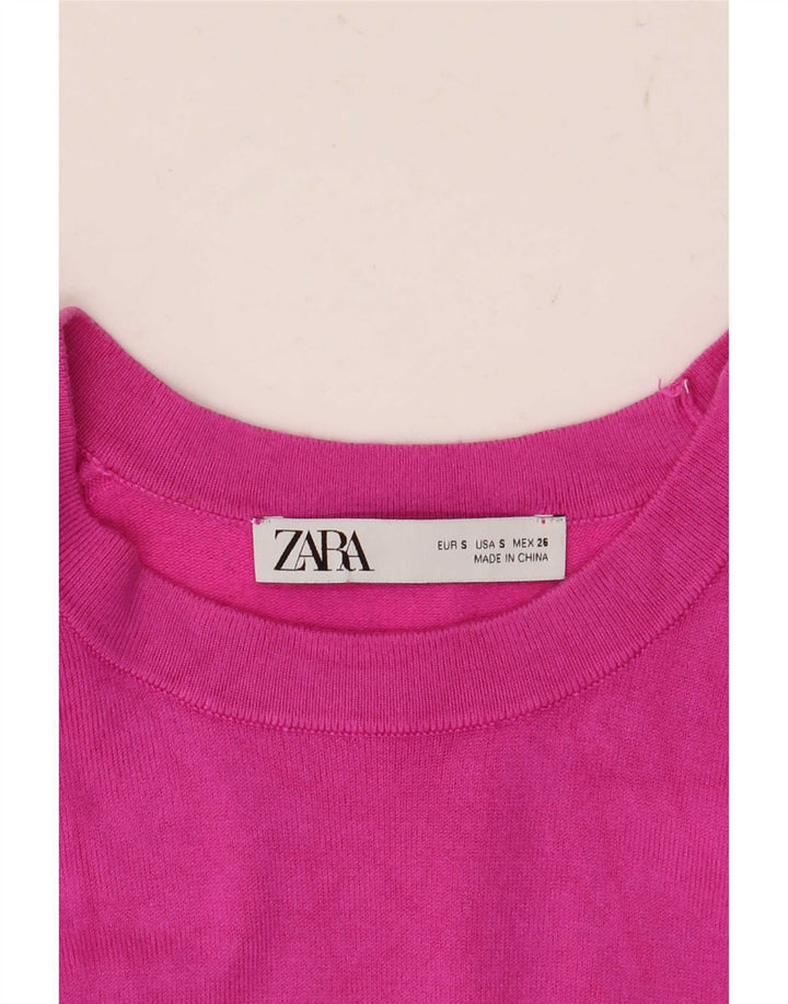 Canotta canotta da donna Zara UK 8 piccola rosa