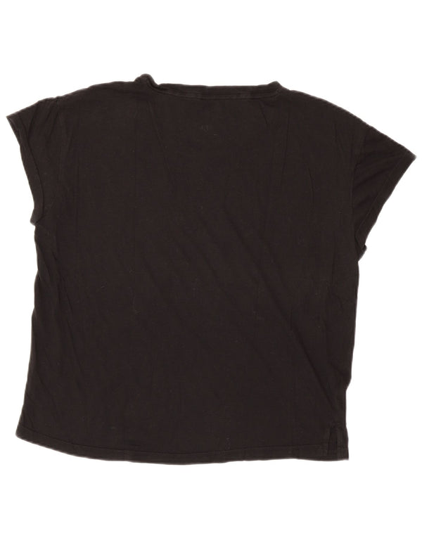 T-shirt grafica oversize da donna PUMA UK 10 Small Nera