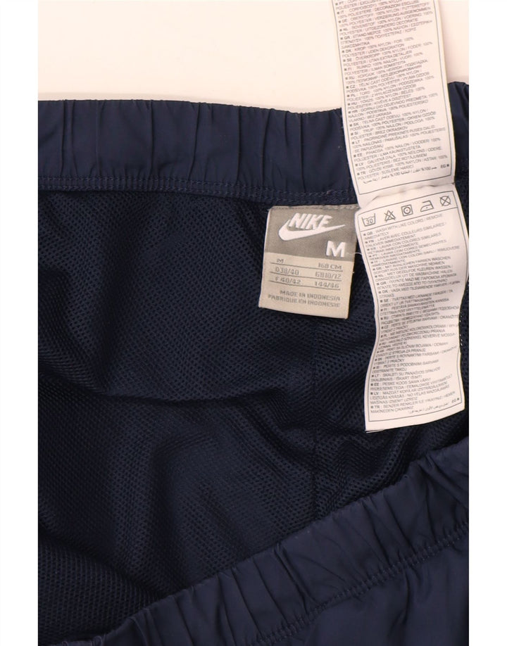 Pantaloni da tuta da donna NIKE UK 10/12 Nylon blu navy medio