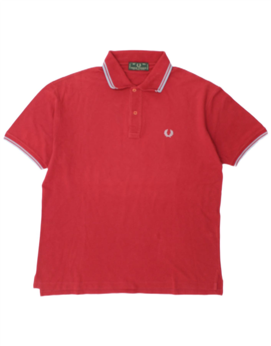 Polo da uomo Fred Perry grande in cotone bordeaux