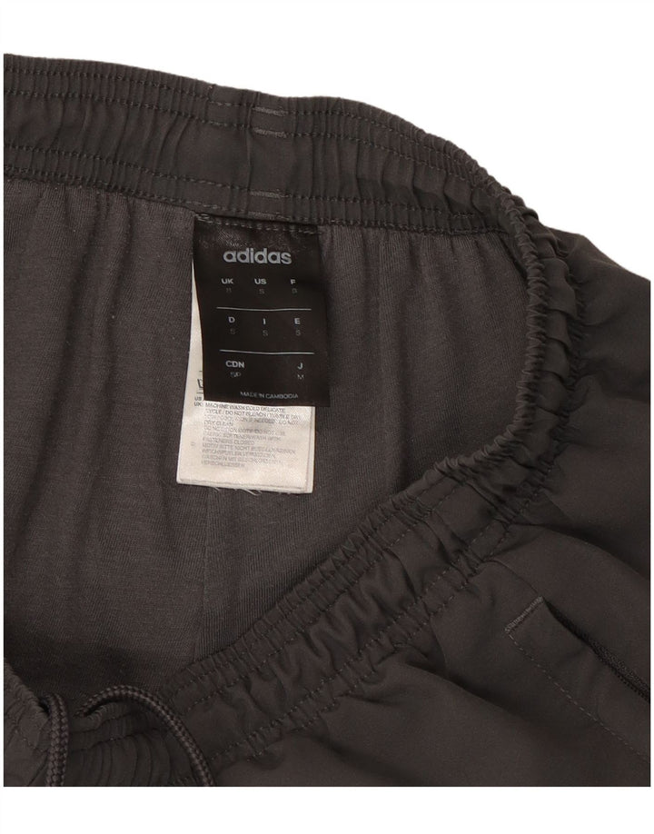Pantaloni da tuta da uomo Adidas Joggers piccoli in poliestere grigio