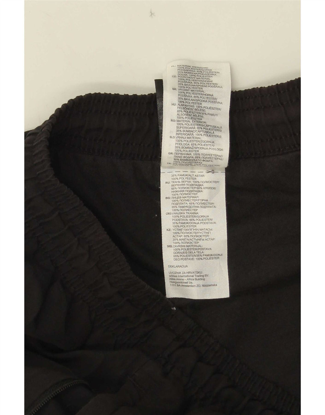 Pantaloni da tuta da uomo Adidas Joggers XL Poliestere color block nero