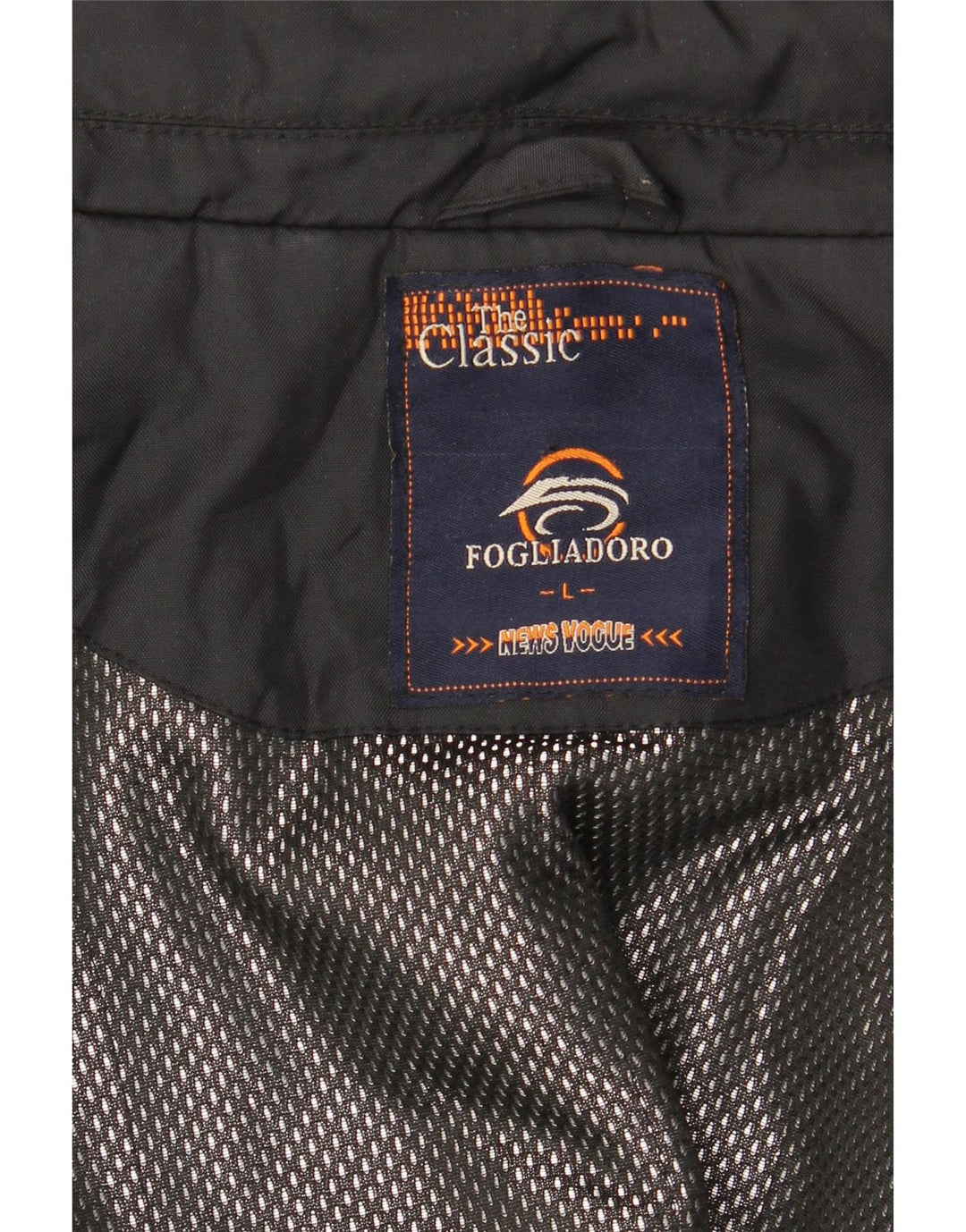 FOGLIADORO Giubbotto bomber da uomo UK 40 Large Nero