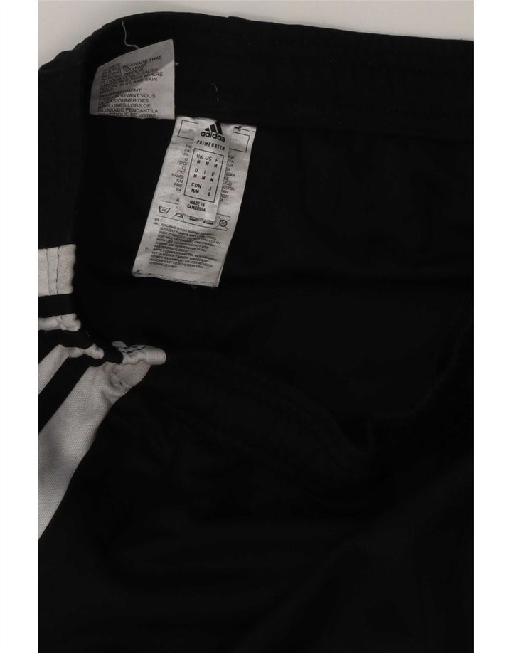 Pantaloni da tuta grafica da uomo Adidas, poliestere color block medio nero