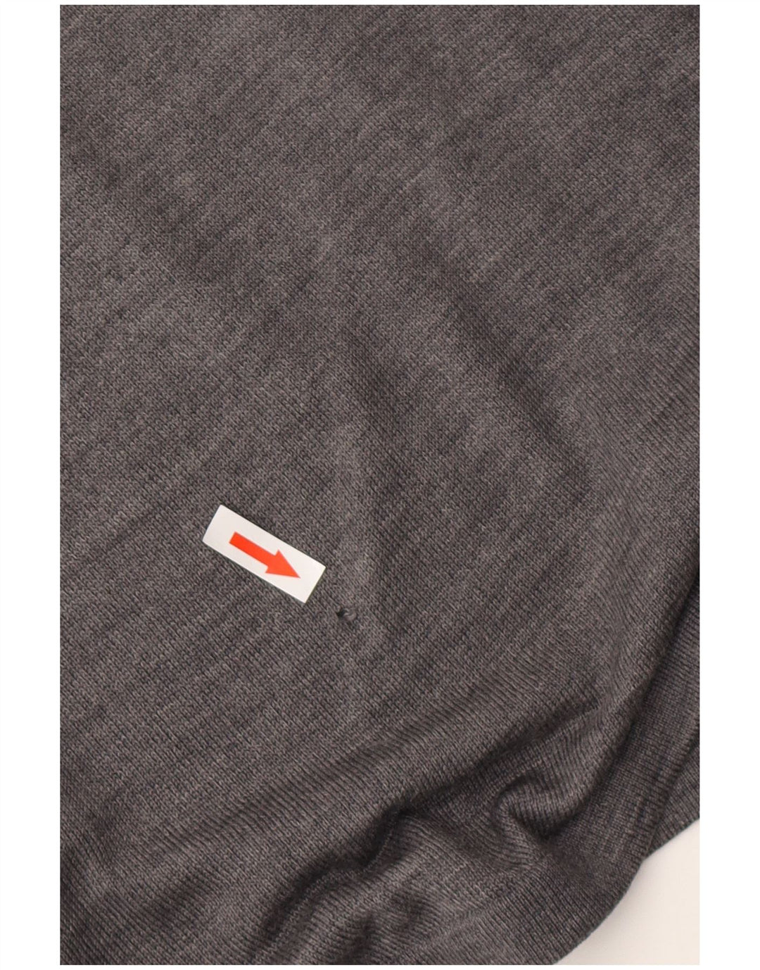 ARMANI JEANS Maglione maglione girocollo da uomo 2XL Lana grigia