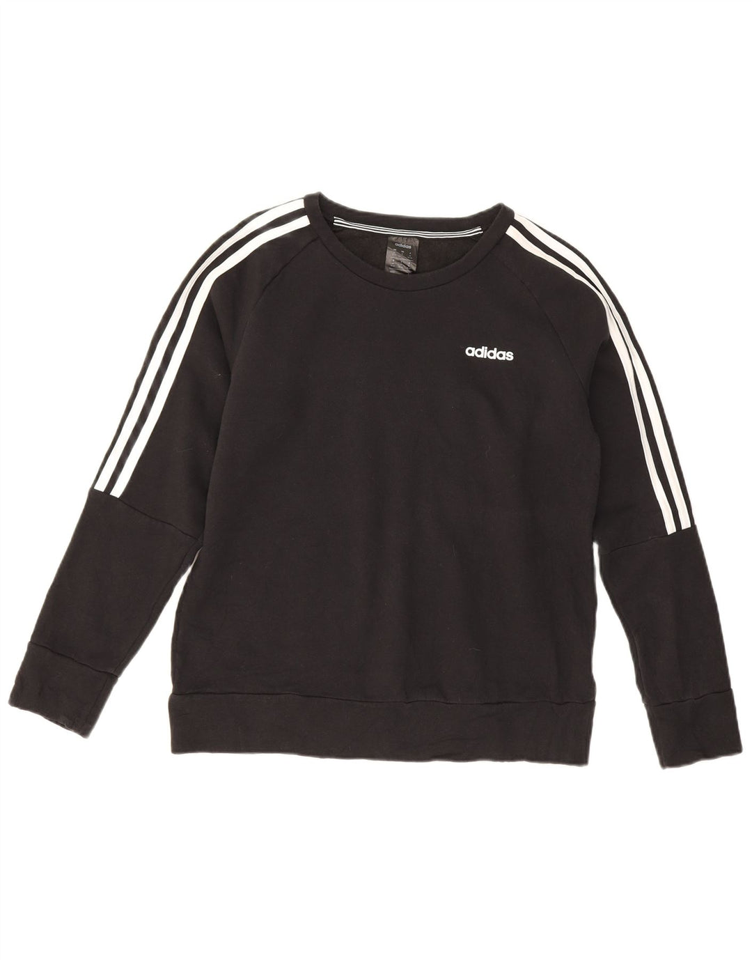 Felpa da donna Adidas Jumper UK 12/14 cotone nero medio
