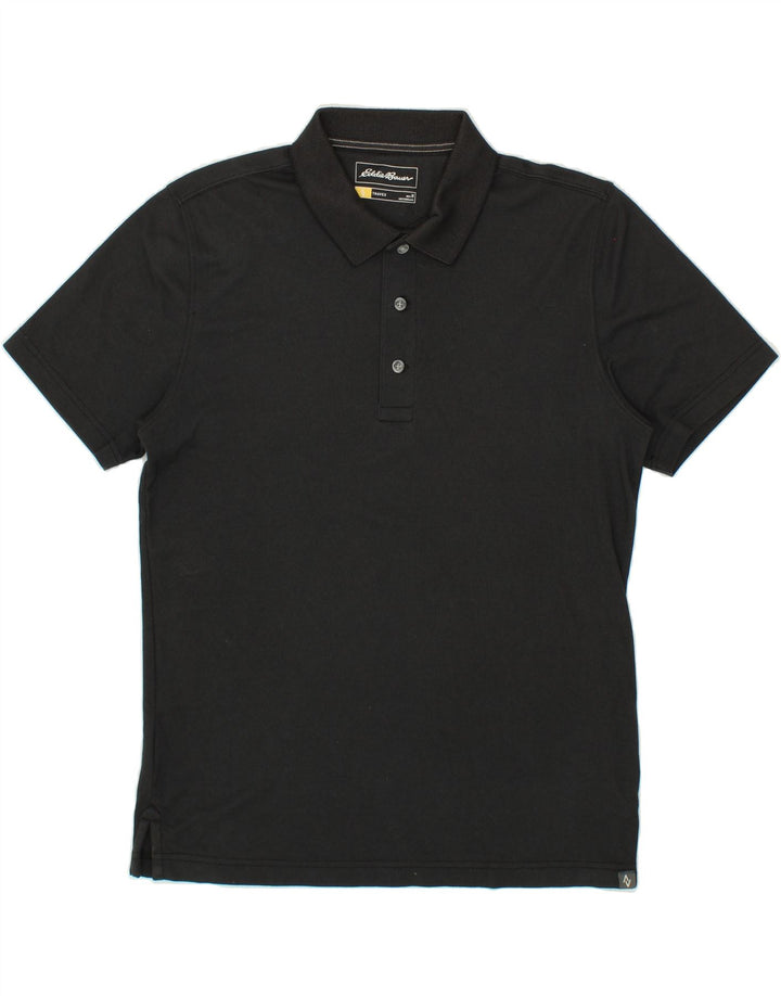 EDDIE BAUER Mens Polo Shirt Medium Grey Cotton Vintage Eddie Bauer and Second-Hand Eddie Bauer from Messina Hembry 