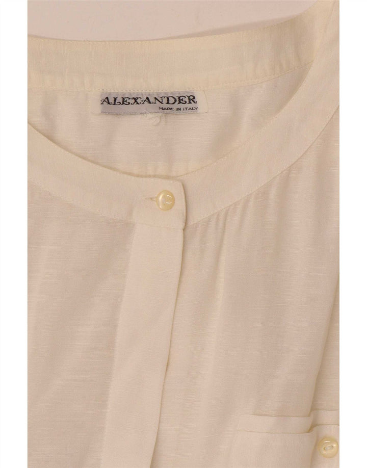 Camicetta a maniche corte da donna Alexander UK 14 grande bianca