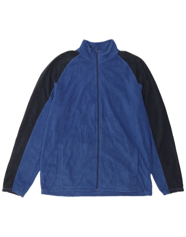 Giacca in pile da uomo Mountain Warehouse UK 42 XL Poliestere color block blu