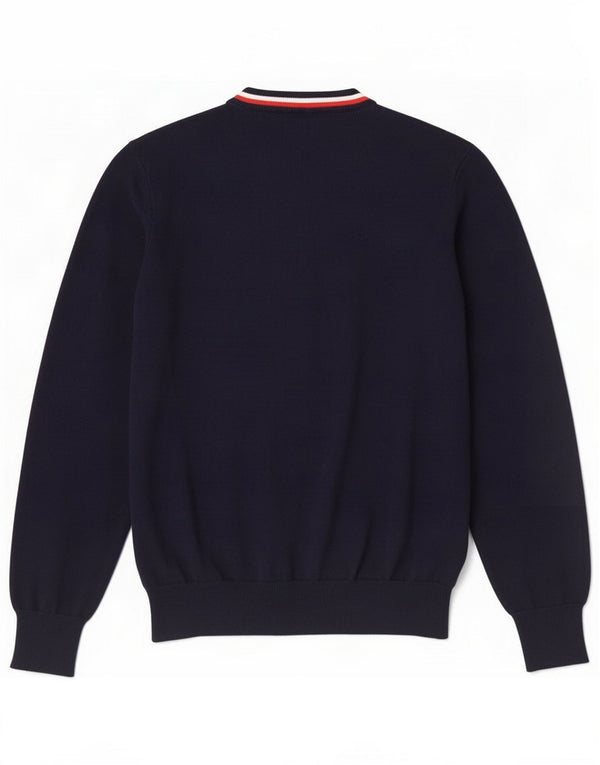 Maglione cardigan per ragazzi Fay 13-14 anni Cotone a righe blu navy