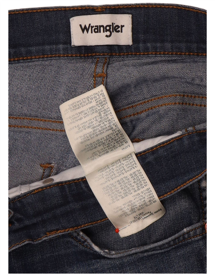 Wrangler Uomo Greensboro Slim Jeans W33 L30 Blu Navy Poliestere