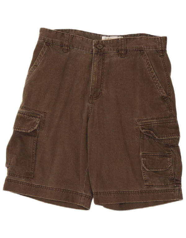 Pantaloncini cargo da uomo Merona W32 in cotone marrone medio
