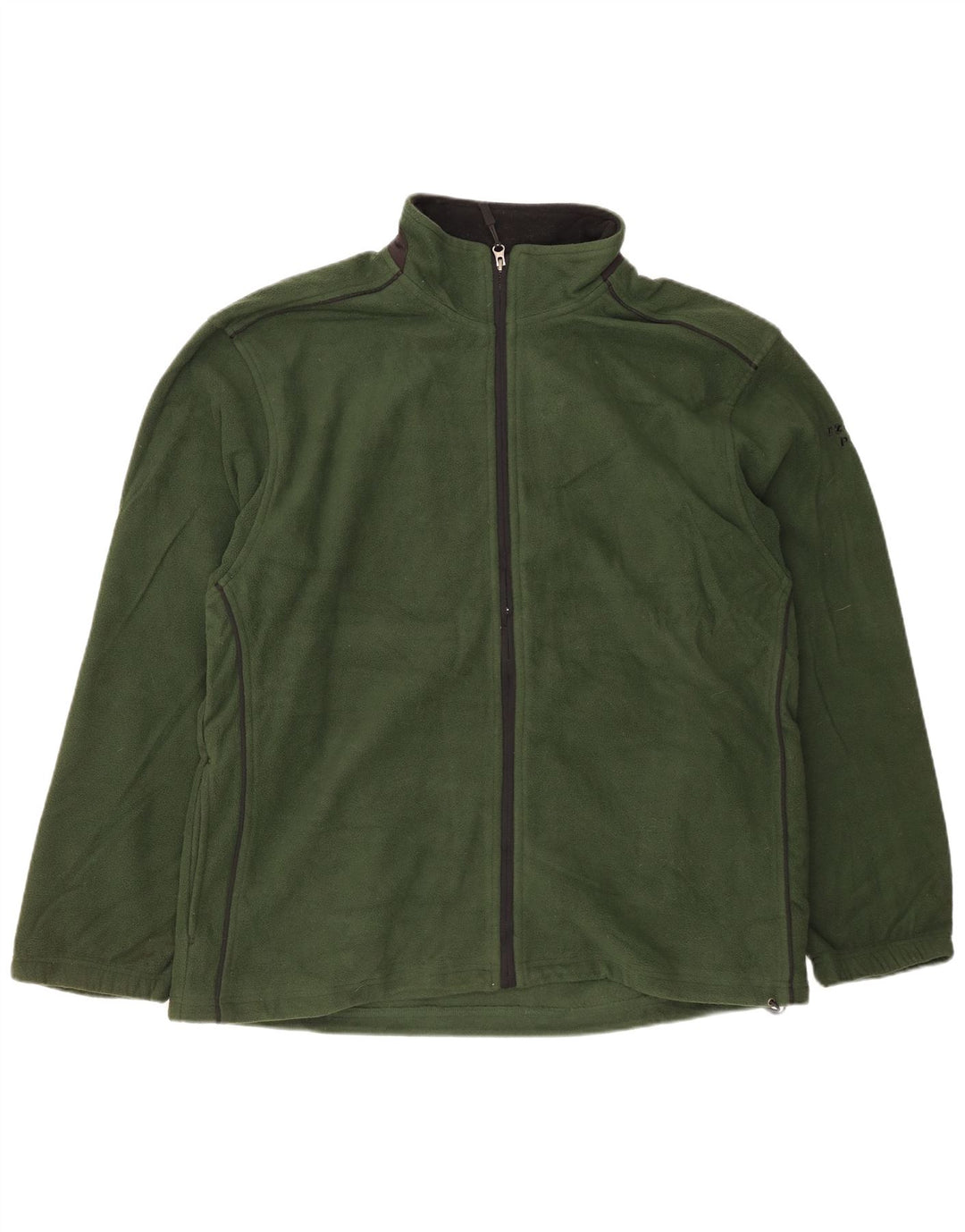Giacca in pile da uomo IZOD UK 42 XL Poliestere kaki