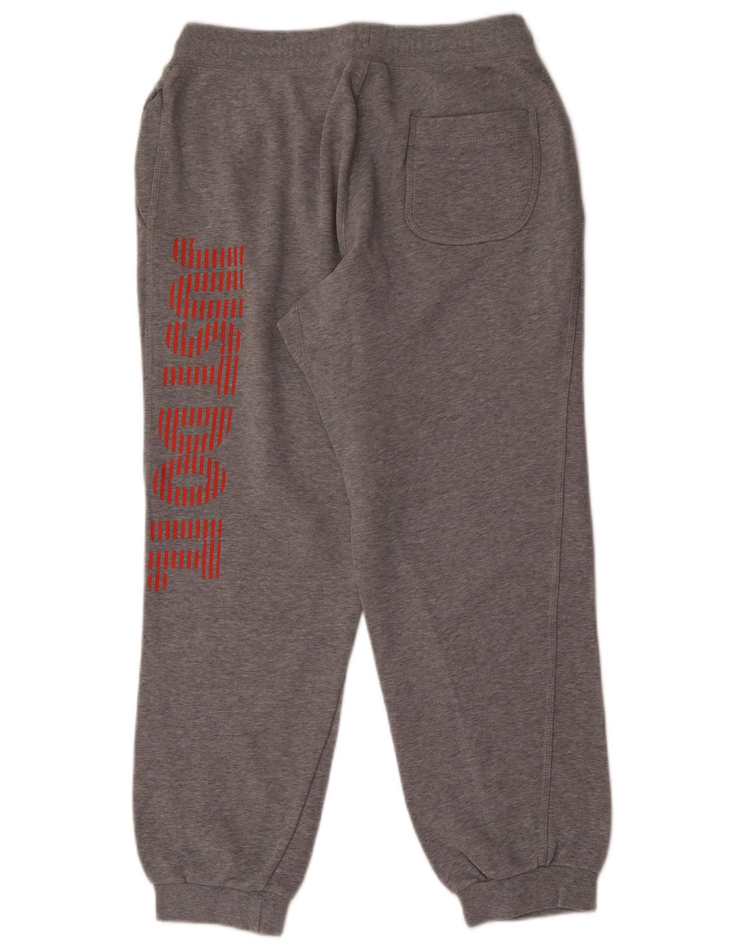 Pantaloni da tuta con grafica Nike da uomo, pantaloni da jogging, cotone grigio medio