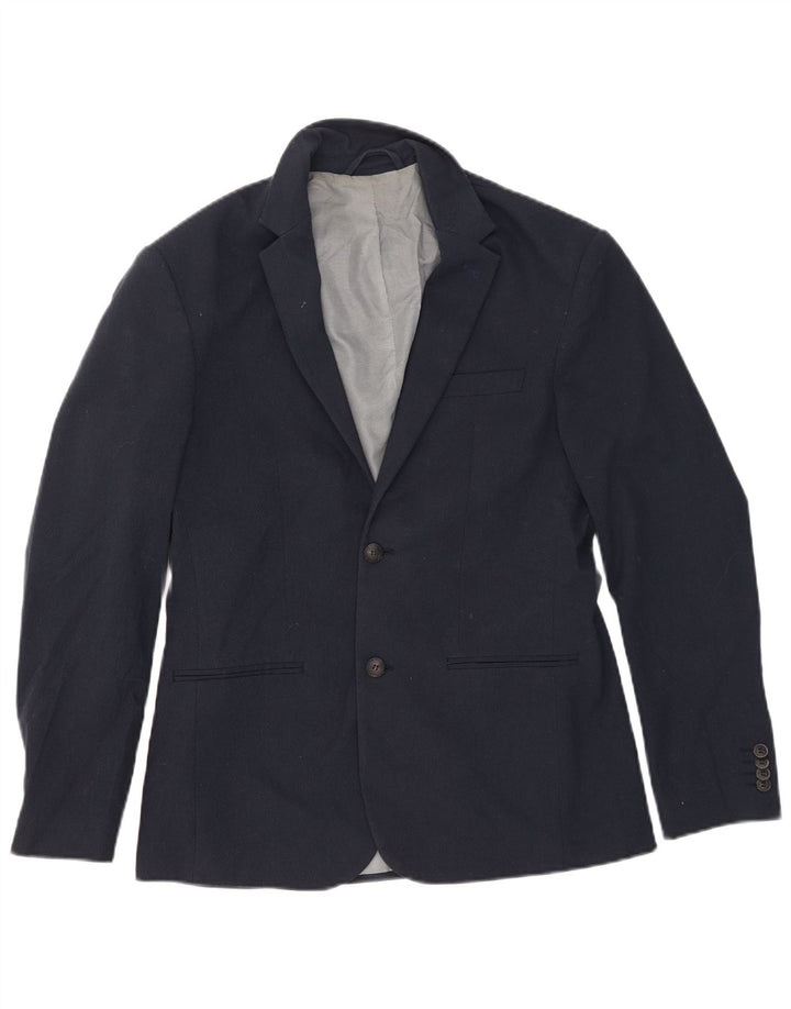 Giacca blazer da uomo a 2 bottoni Jack & Jones IT 52 XL poliestere blu navy