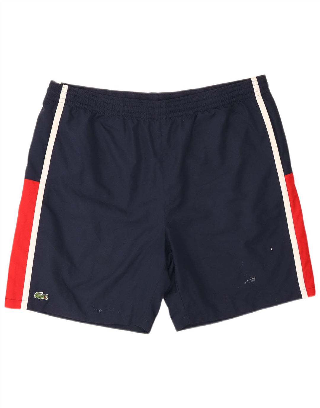 Pantaloncini sportivi da uomo Lacoste taglia 7 2XL poliestere color block blu navy