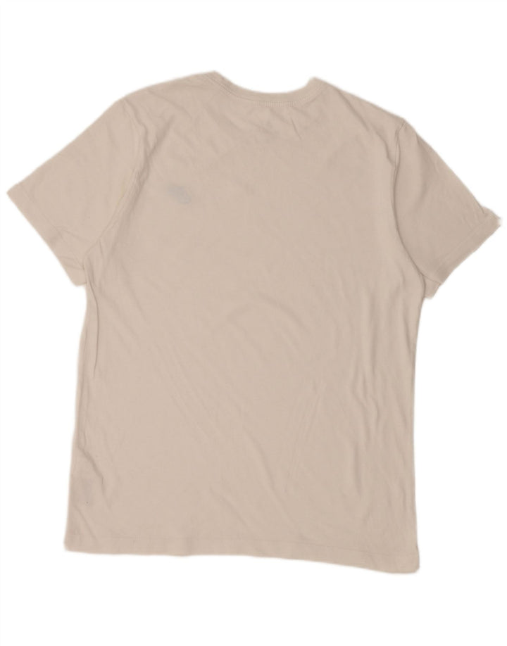 T-shirt da uomo Nike Top in cotone bianco medio