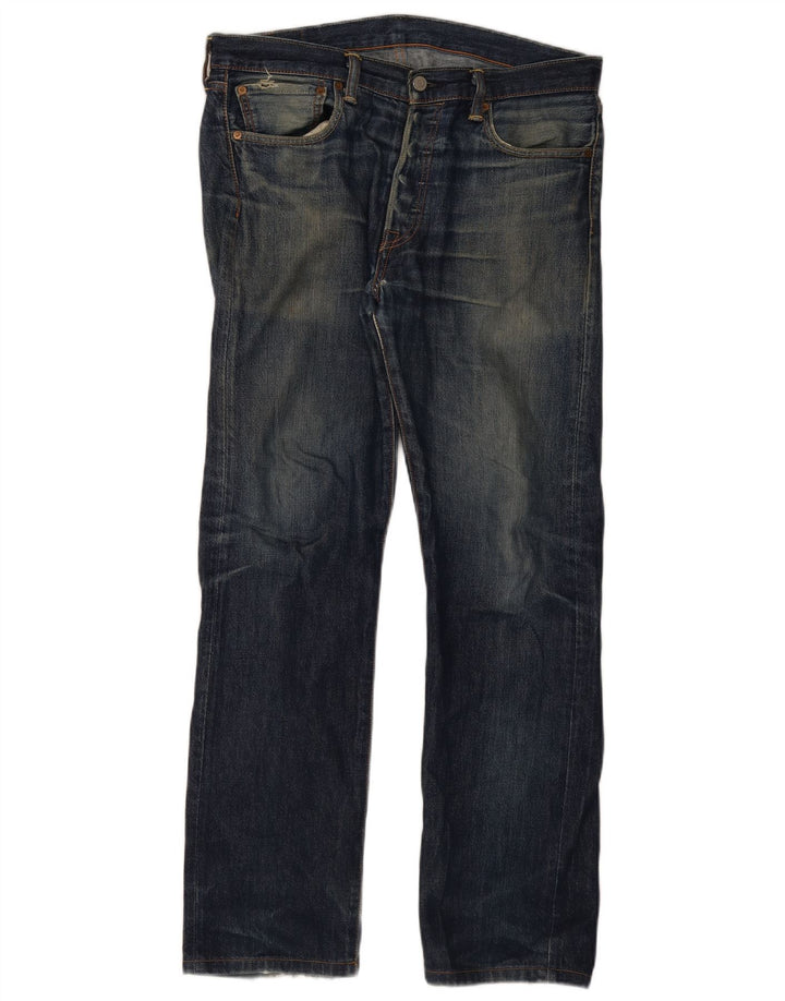 Levi's Uomo 501 Jeans dritti W33 L34 Cotone blu navy