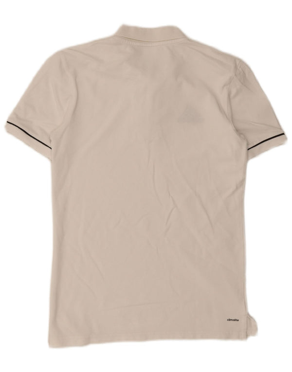 Polo Adidas da uomo piccola bianca