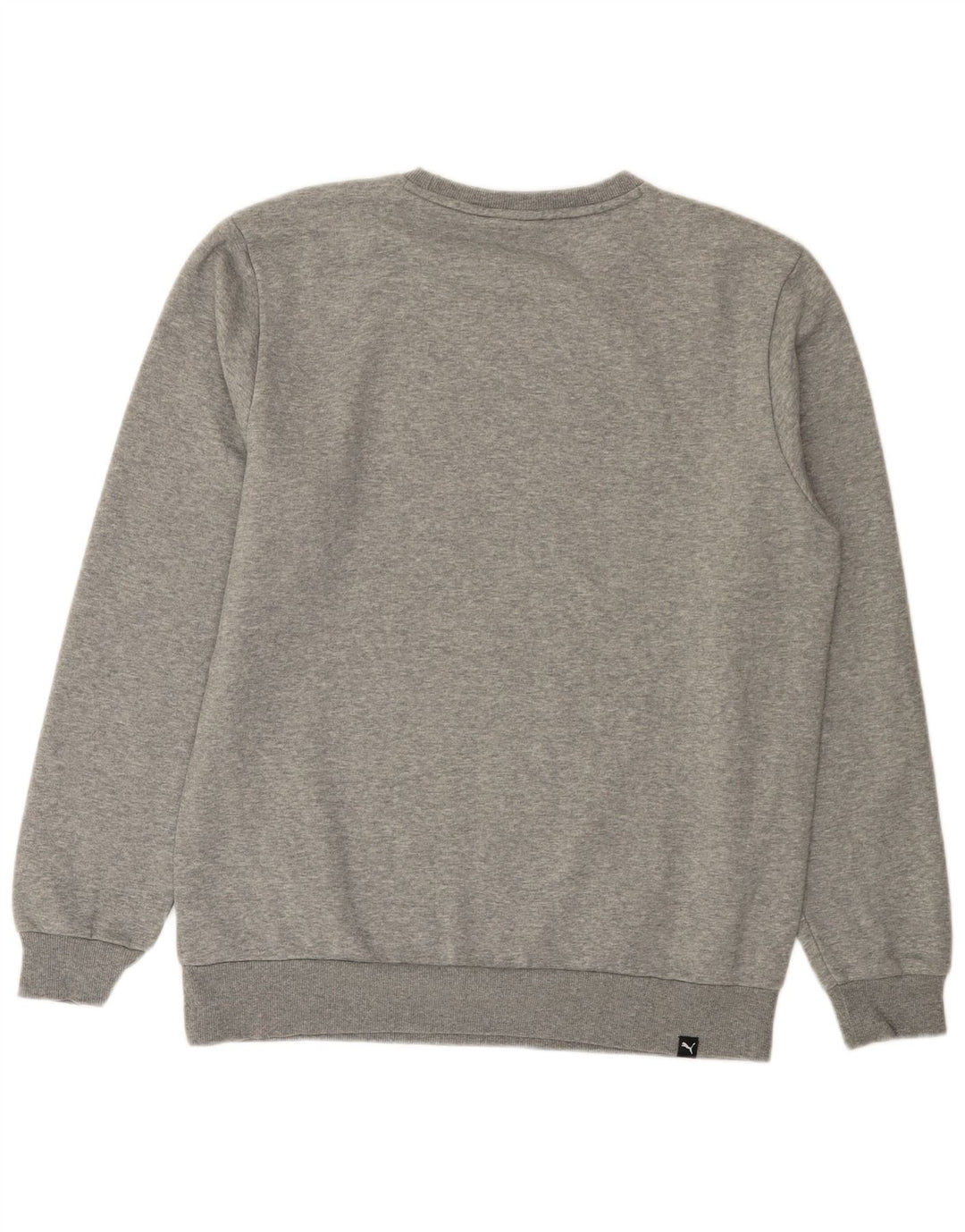 PUMA Felpa con grafica da uomo Maglione grande in cotone chiazzato grigio