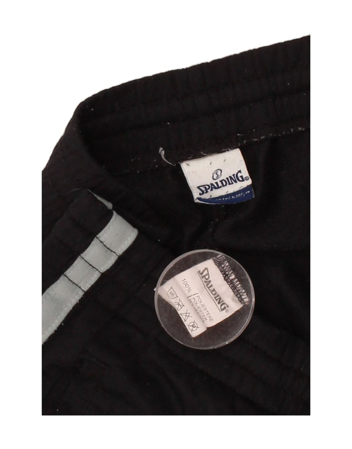 SPALDING Mens Tracksuit Trousers XL  Black Polyester Vintage Spalding and Second-Hand Spalding from Messina Hembry 