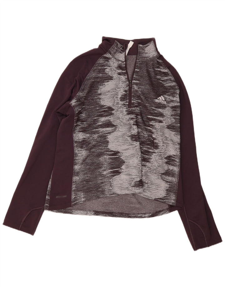Top da tuta da donna Adidas Aeroready Pullover UK 20/22 XL Grigio Tie Dye