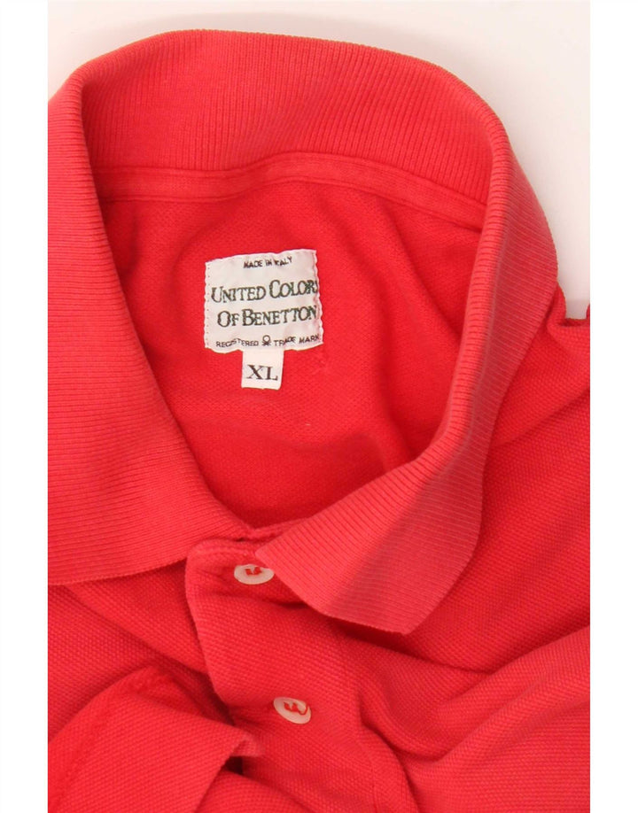 Polo Benetton Uomo XL Rossa