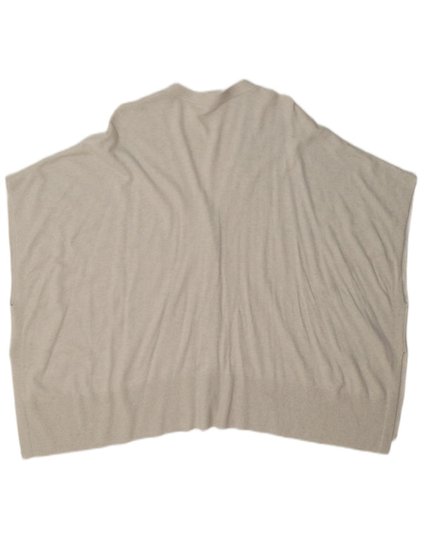 Maglione cardigan oversize senza maniche da donna White Label UK 14 Medium Off