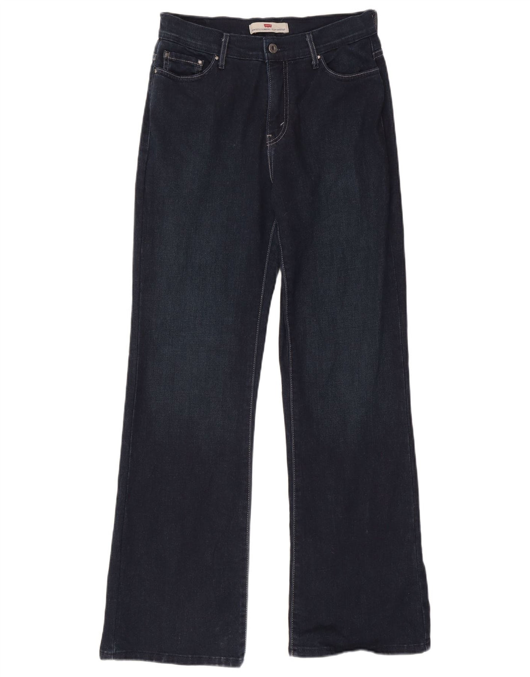 Jeans Levi's 512 Bootcut da donna US 12 Large W30 L31 Blu Navy