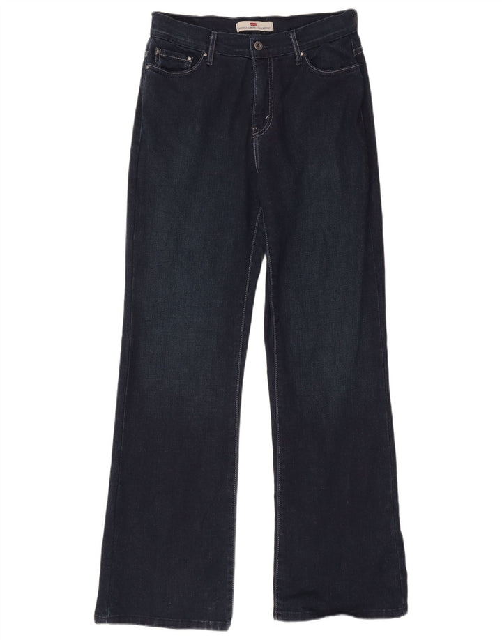 Jeans Levi's 512 Bootcut da donna US 12 Large W30 L31 Blu Navy