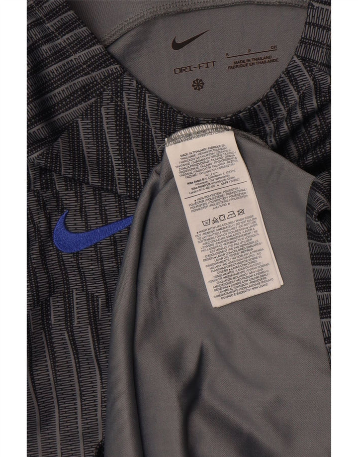 T-shirt grafica Nike Dri Fit da uomo, piccola, in poliestere mimetico grigio