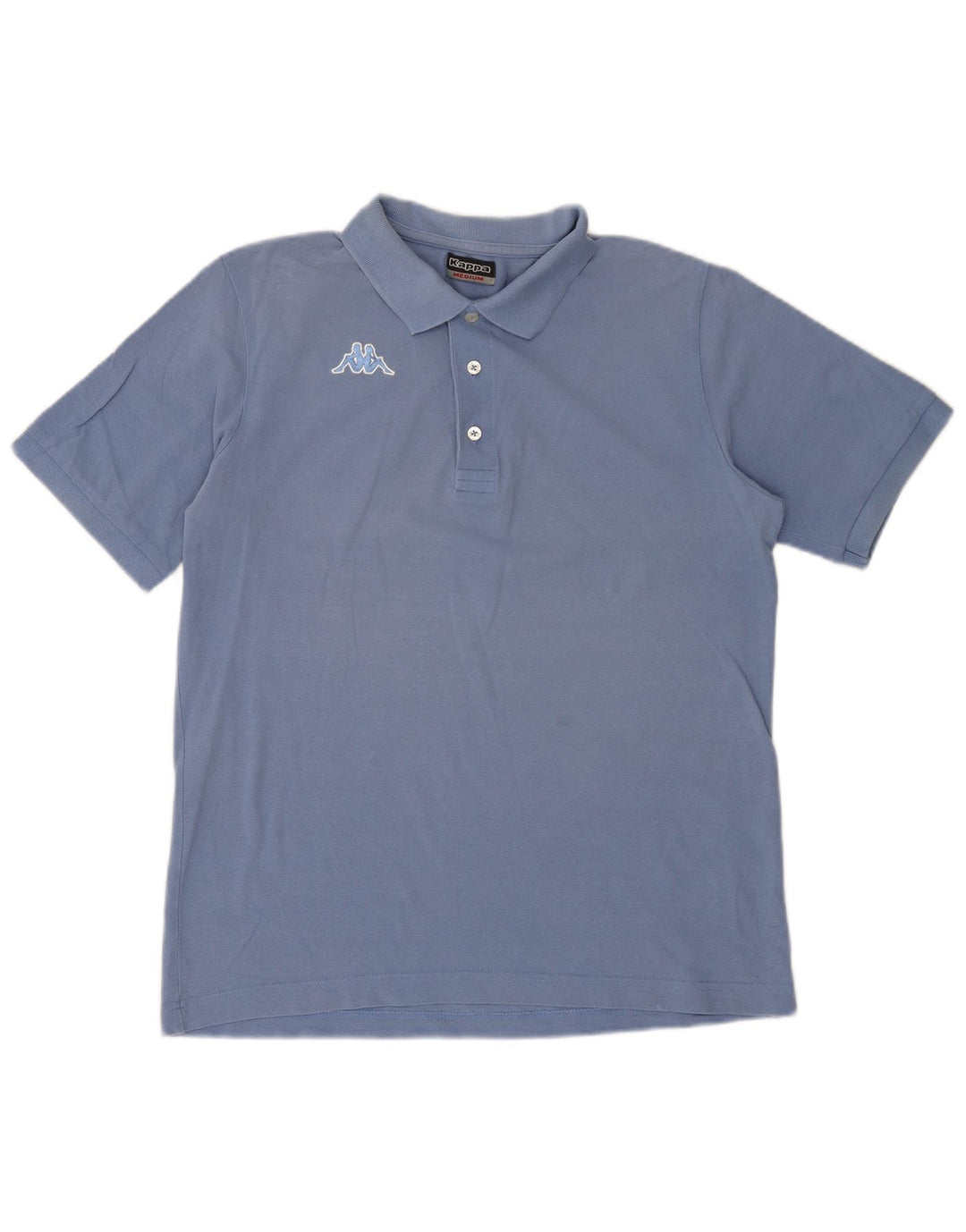 Polo Kappa Uomo Blu Medio in cotone