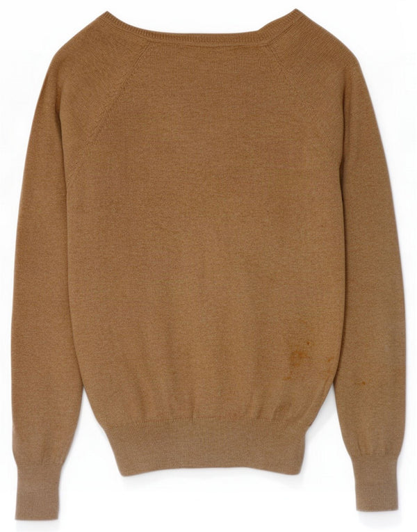 Maglione cardigan da donna Zara UK 12 Cotone beige medio