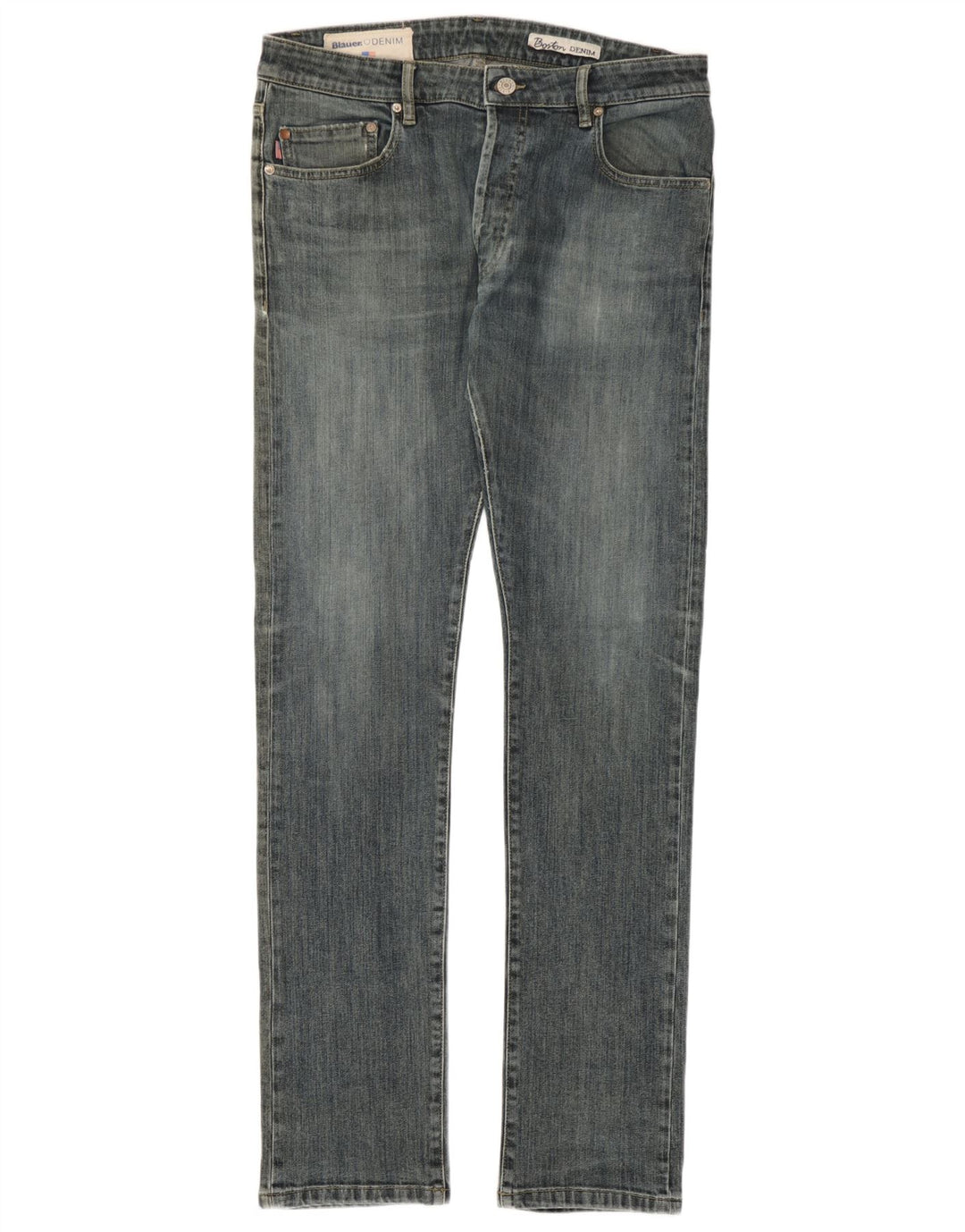 Jeans slim uomo Blauer W34 L34 cotone blu