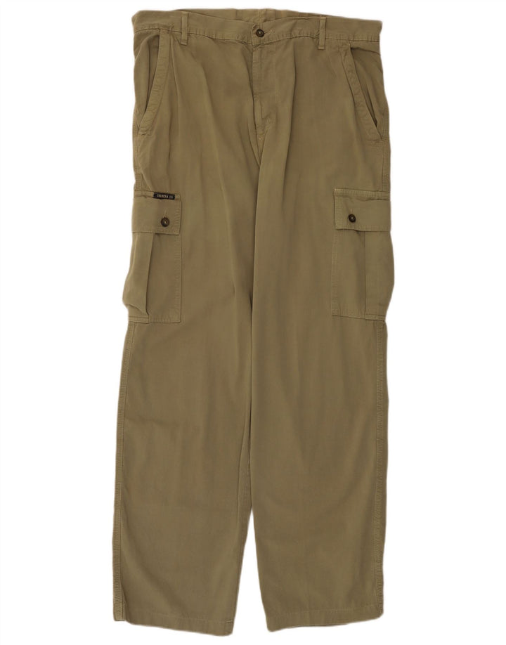 Pantaloni cargo dritti da uomo CARRERA IT 54 2XL W36 L31 Cotone kaki