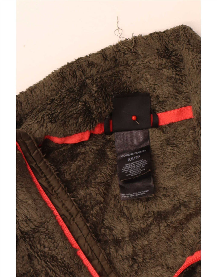 Giacca in pile da donna The North Face UK 6 XS poliestere kaki