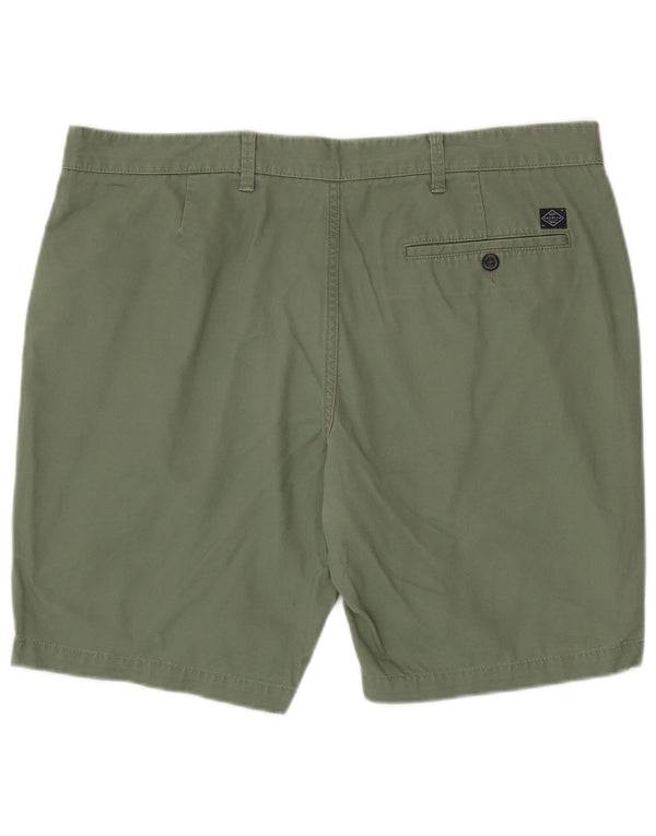 Pantaloncini chino da uomo Marks & Spencer W38 XL cotone verde