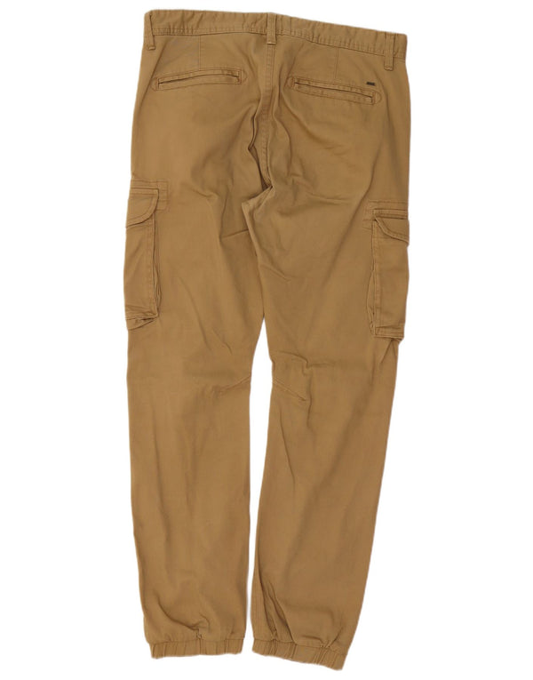 CALLIOPE Pantaloni cargo da uomo Firenze Joggers IT 44 XS W32 L28 Beige