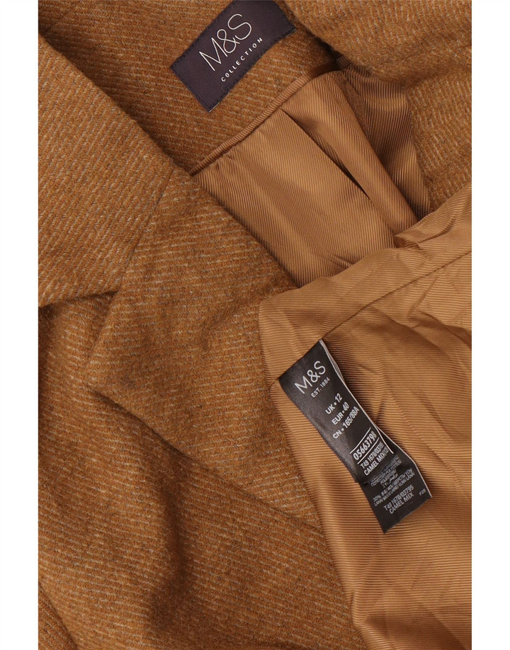 Cappotto da donna Marks & Spencer UK 12 Poliestere beige medio