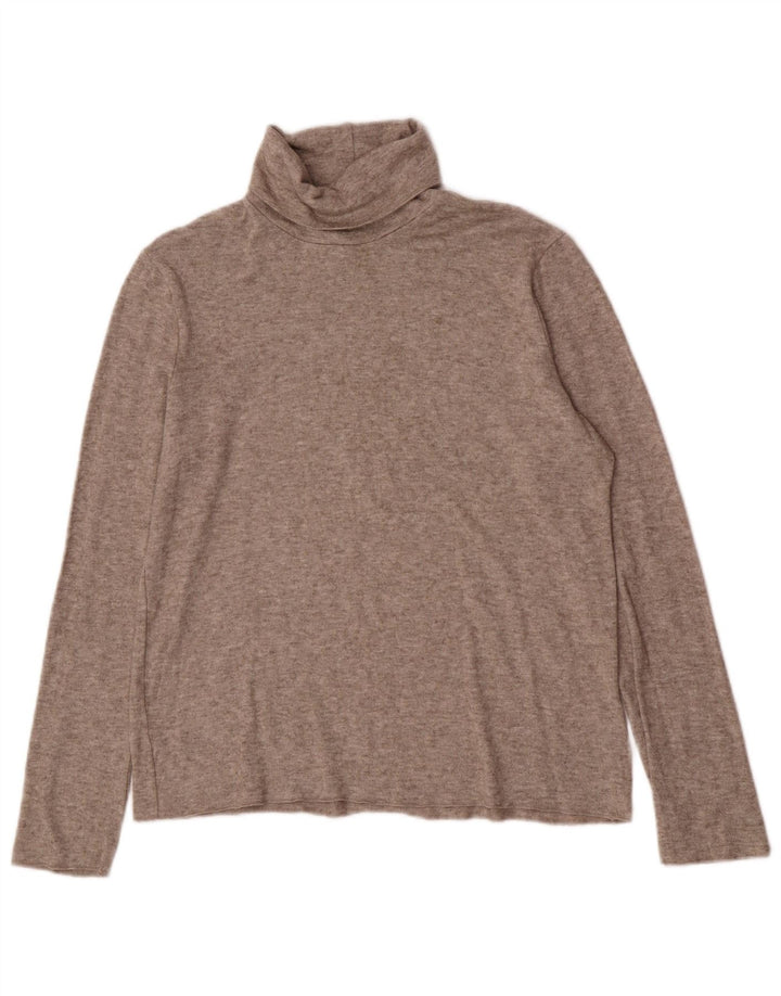 Top Zara da donna con collo alto e camicetta UK 18 XL Marrone