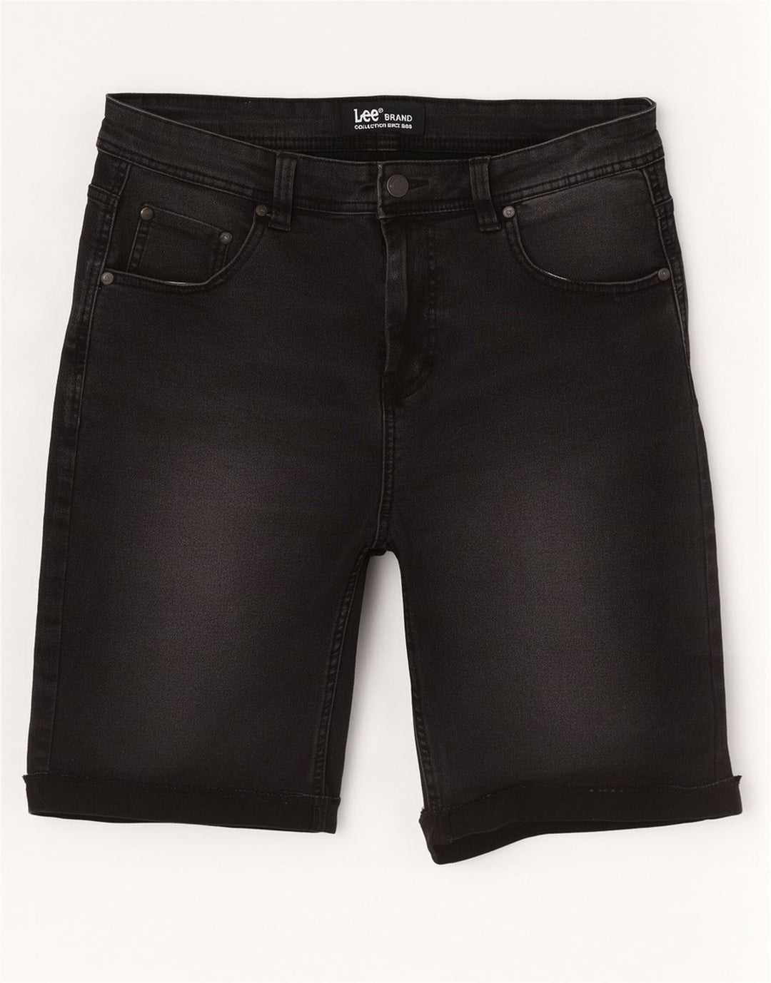Pantaloncini di jeans da uomo Lee W32 cotone nero medio