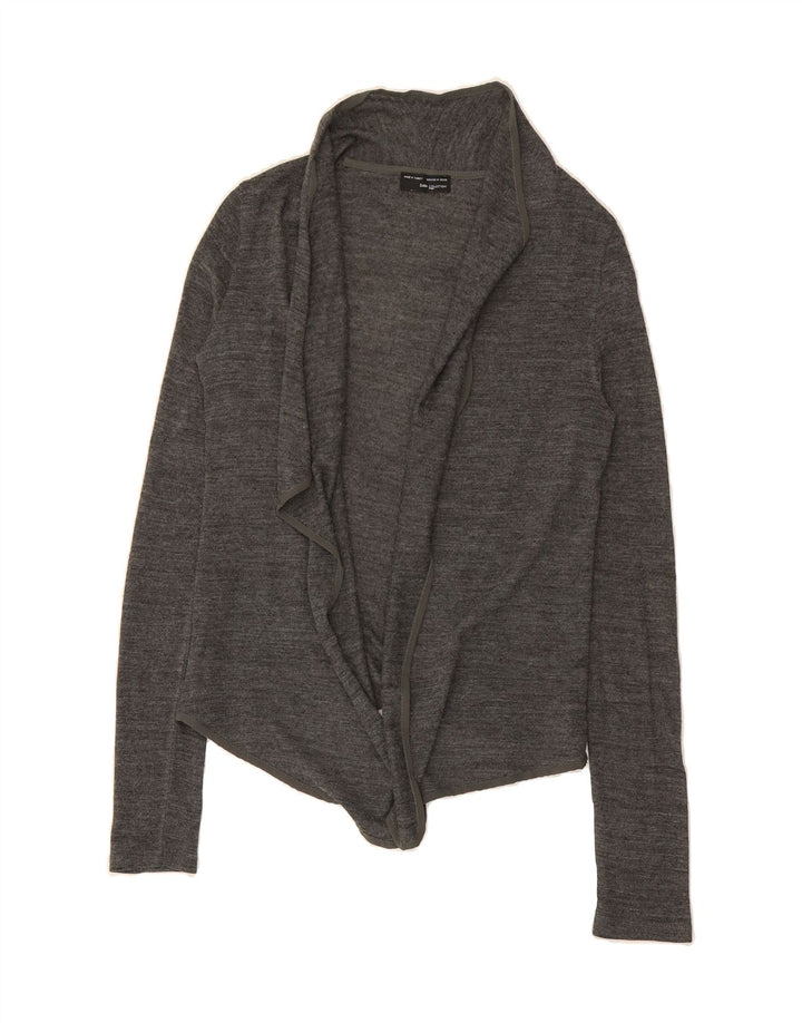 ZARA Womens Open Cardigan Sweater UK 12 Medium Grey Vintage Zara and Second-Hand Zara from Messina Hembry 