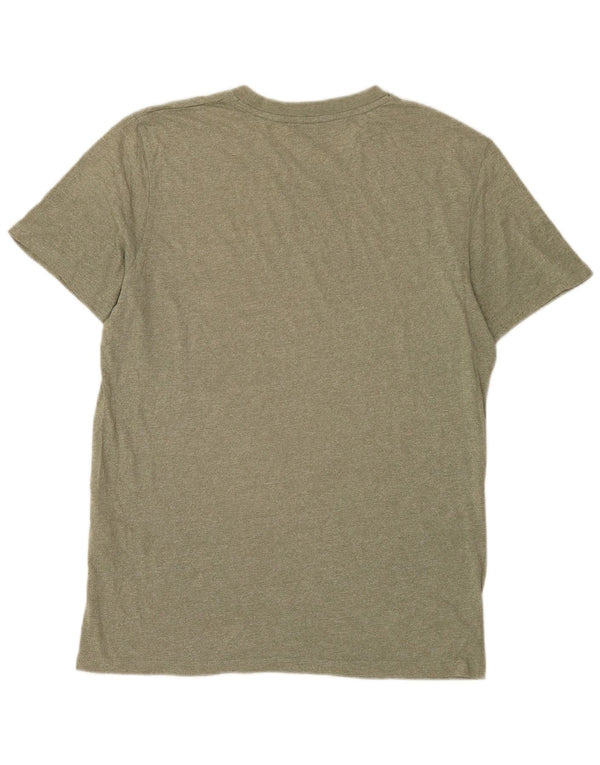 T-shirt da uomo Jack & Jones Top grande in cotone kaki