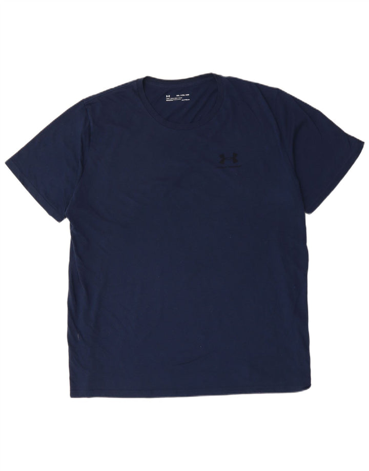 Maglietta da uomo UNDER ARMOUR Heat Gear Top 3XL Blu navy