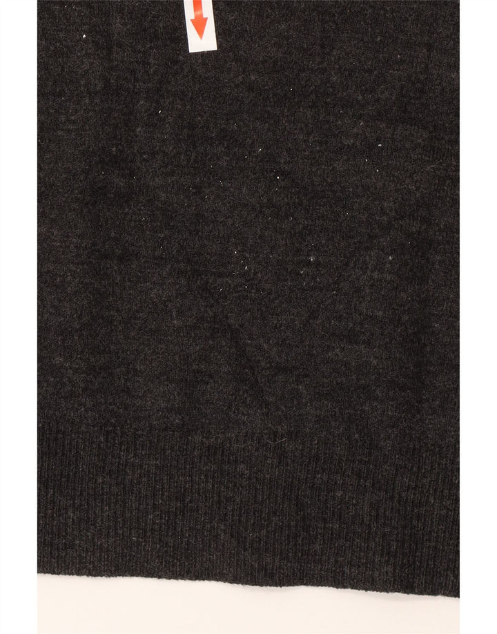 Maglione maglione girocollo da uomo Marks & Spencer grigio medio in acrilico