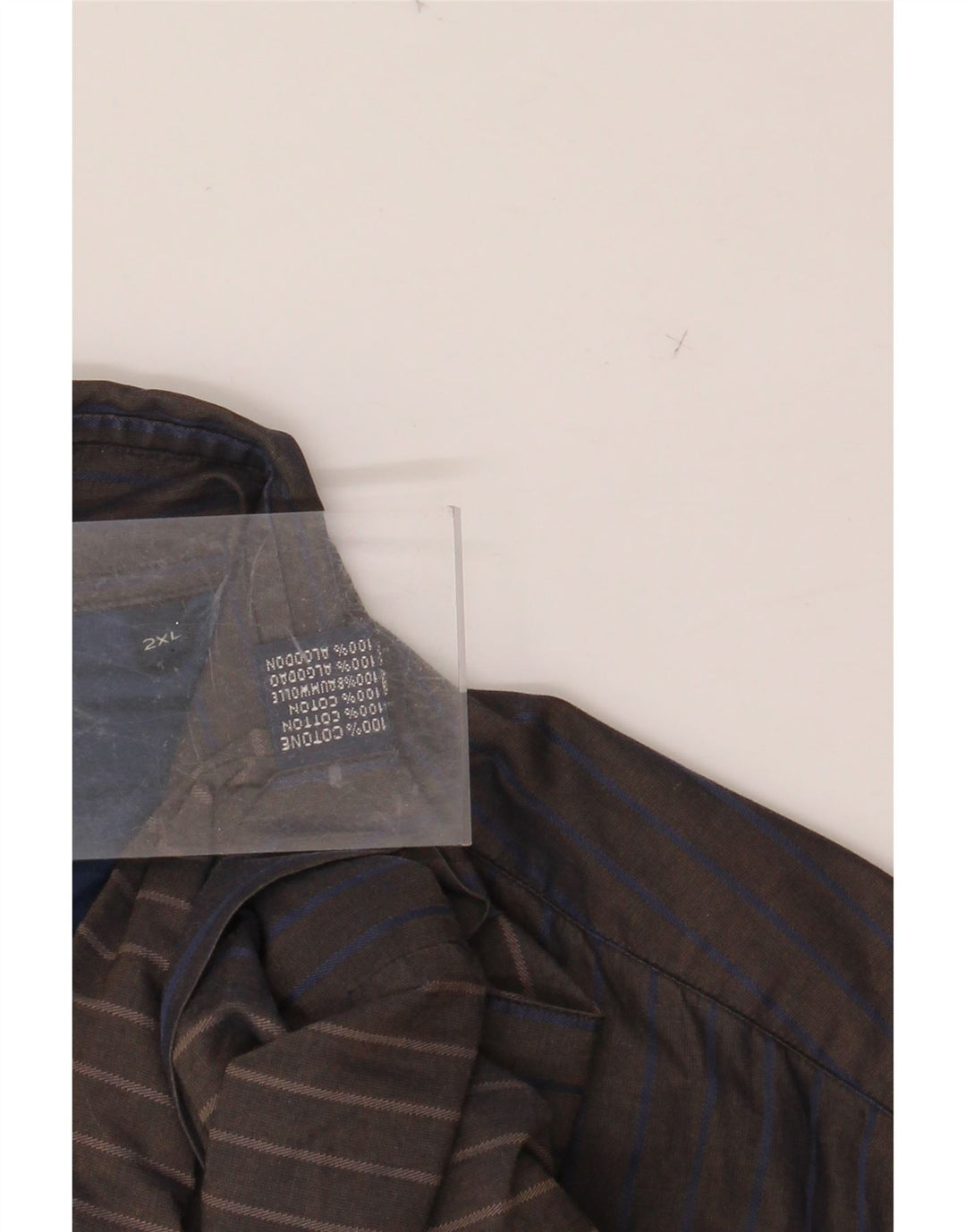 Camicia da uomo HARMONT & BLAINE 2XL Cotone gessato marrone