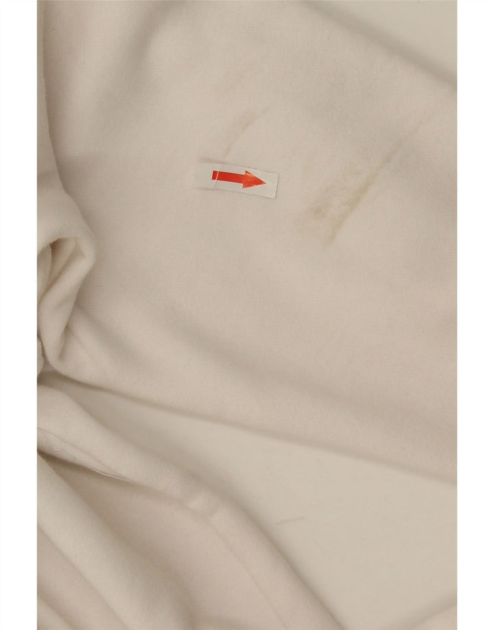 Felpa grafica da uomo New Balance, maglione, cotone bianco medio