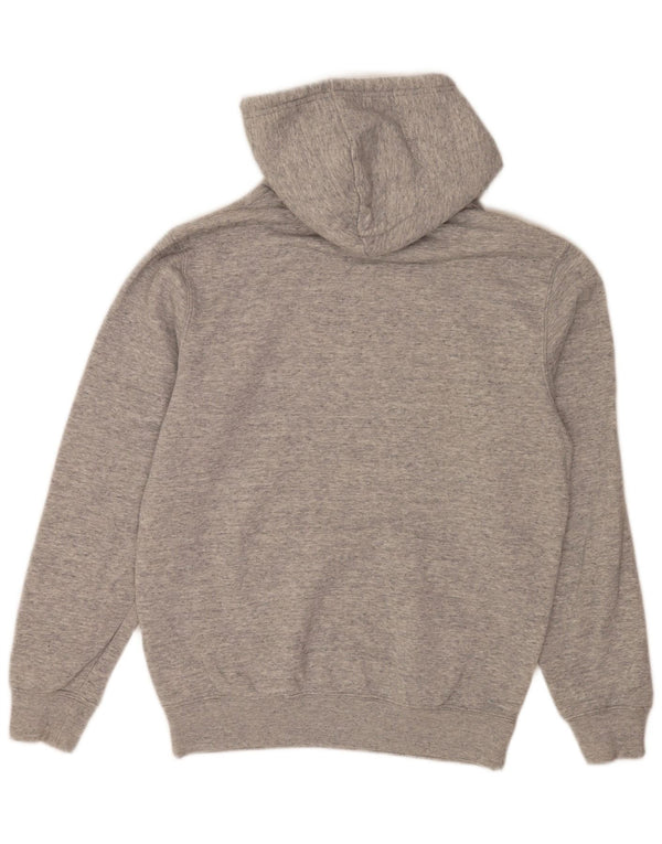 Maglione con cappuccio grafico da uomo Champion piccolo cotone chiazzato grigio