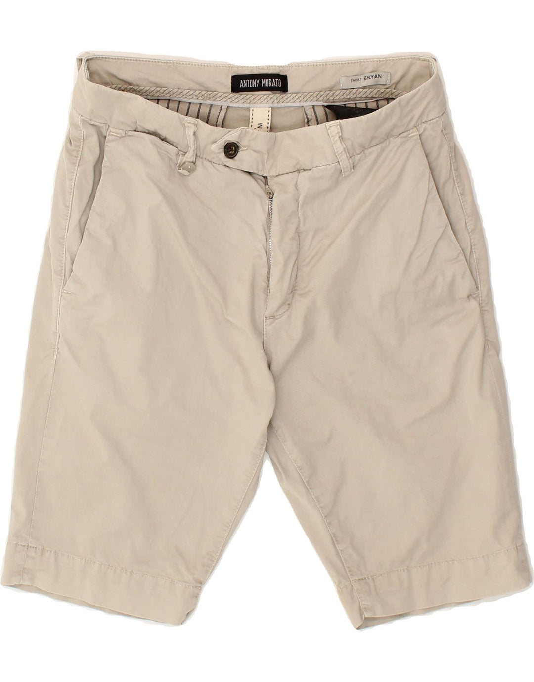 ANTONY MORATO Womens Chino Shorts IT 44 Medium W30 Beige Cotton Vintage Antony Morato and Second-Hand Antony Morato from Messina Hembry 