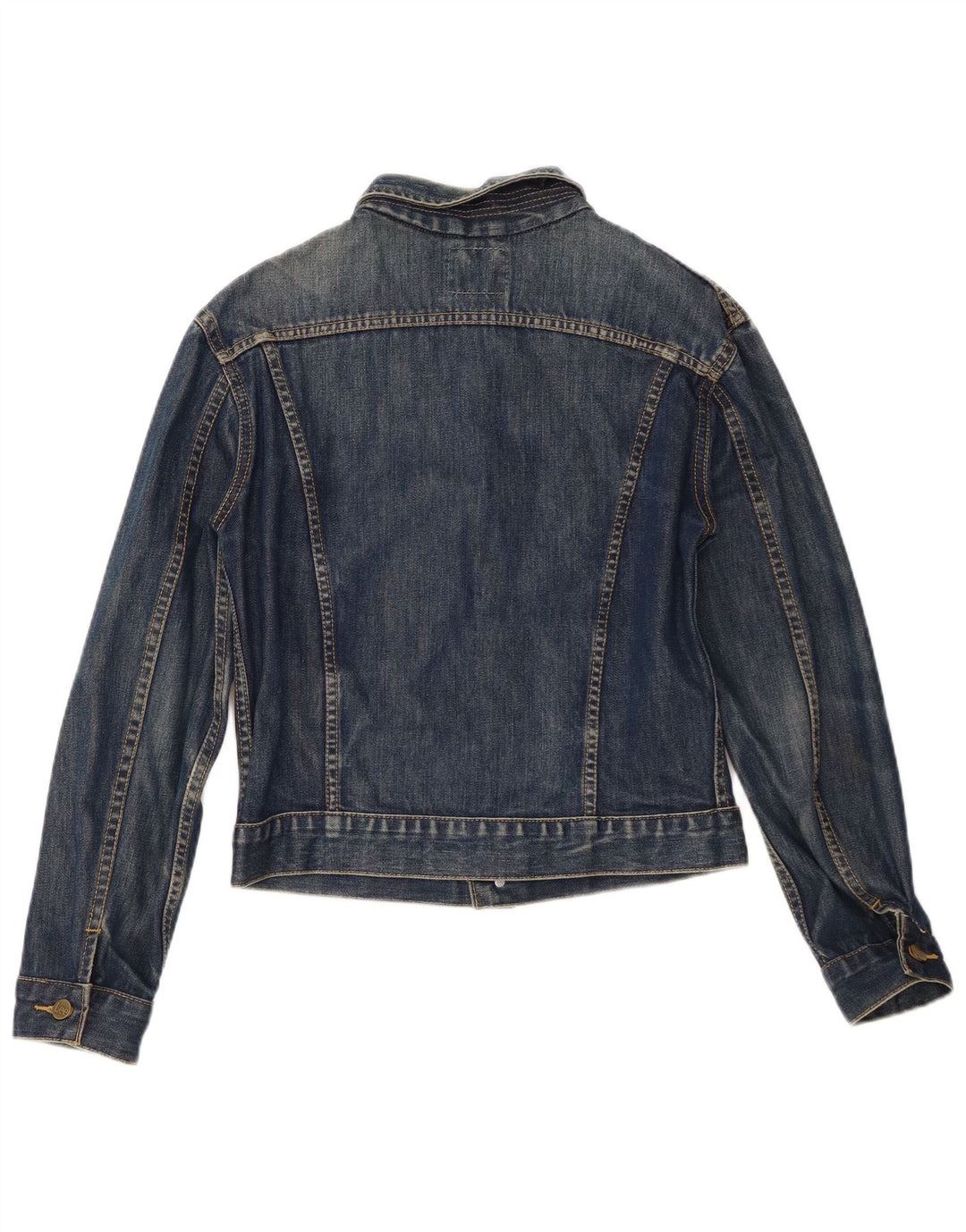 Giacca di jeans da donna Lee UK 14 grande cotone blu
